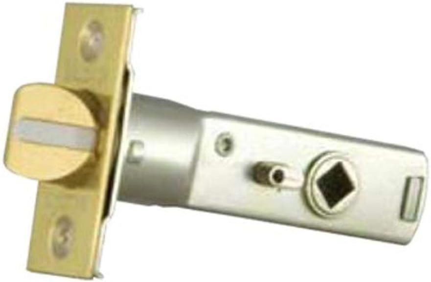 Baldwin 5510.003 Interior Passage Latch with 2-3/8-Inch Backset, Lifetime Polished Brass