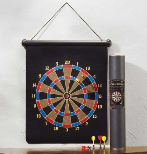 PrimeTrendz Magnetic Dart Board Set Hanging Wall Rubber Dartboard