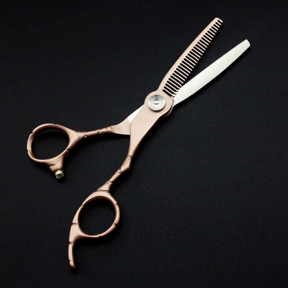 Kit da Barbiere, Forbici Professionali per Il Taglio dei Capelli, Forbici a Caldo per Parrucchieri, Taglio Piatto da 6 Pollici