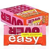 OVER EASY Apple Cinnamon Breakfast Bars | All Natural, Clean Ingredient, 9g Protein & 7g Fiber Breakfast Bars (Apple Cinnamon) | Gluten Free, Dairy Free, Soy Free