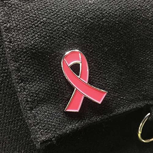 Cancer Gifts for Women, 25pcs Pink Ribbon Pin Enamel Jewelry Pin Faith Strength Hope Pins Breast Cancer Awareness Lapel Pins for Charity Public and Social Event