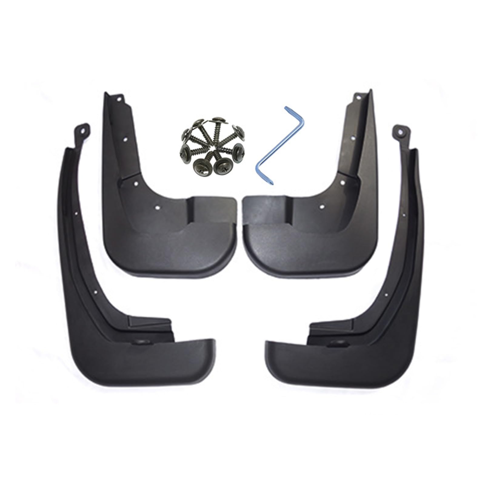 4PCS Mud Flaps Guards Splash Kit for Ben-z V-Class V206L 2020-2021, Front and Rear Wide Mudflaps Complete With Mounting Screws - Easy Fit/Guards