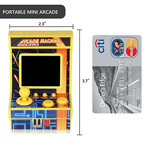 Super Mini (2.3×3.7×2.2in) Retro Arcade Game Arcade Game Machine GSGM-0422,Upgraded 1.8in Screen,152 Games, Best Electronic Gift for Kids - Thumbnail 5