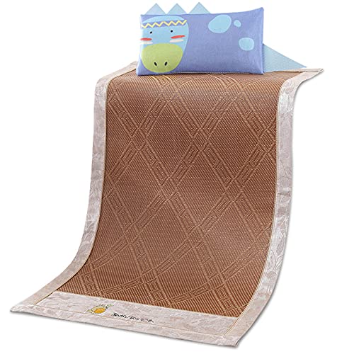 Tapis De Couchage D'été pour Bébé Matelas en Rotin Frais mais Pas Glacé Maternelle Pause Déjeuner Tapis De Climatisation Simple pour Dortoir étudiant(Size:60×100cm) Cover
