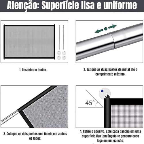 Memorável Tela Cercado Proteção Porta Bebê Crianças Pet Cachorro Gato
