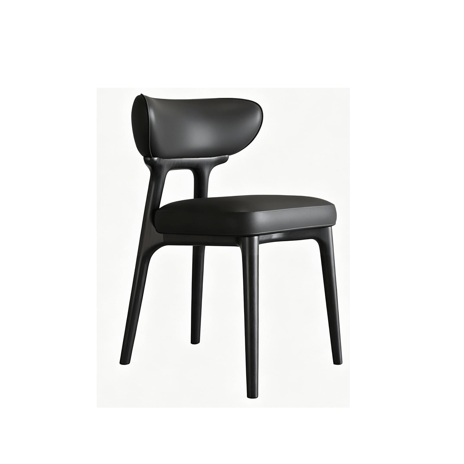 Rieort Modern Dining Chairs Backrest Kitchen Chairs