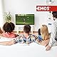 EMOS Antennenkabel, Koaxialkabel, Fernsehkabel 3,5 m, Koax-Kabel für Digitales Fernsehen, TV, Receiver, SAT, doppelt abgeschirmt, gerader Koax-Stecker auf gerade Koax-Buchse