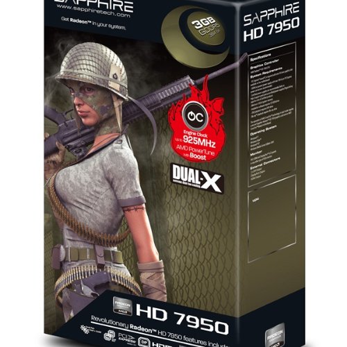 Sapphire Radeon Hd 7950 3Gb Ddr5 Dvi-I/Dvi-D/Hdmi/Dp With Boost Pci-Express Graphics Card 11196-19-20G #TOP1