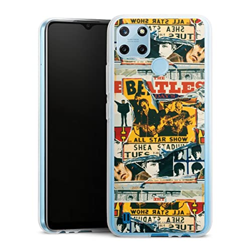 DeinDesign Coque en Silicone Compatible avec Realme C 25 Y Etui Silicone Coque Souple The Beatles Rock ‘n’ Roll Musique - Les Beatles, Paul McCartney, John Lennon, RIngo Starr, George Harrison DeinDesign Coque en Silicone Compatible avec Realme C 25 Y Etui Silicone Coque Souple The Beatles Rock 'n' Roll Musique