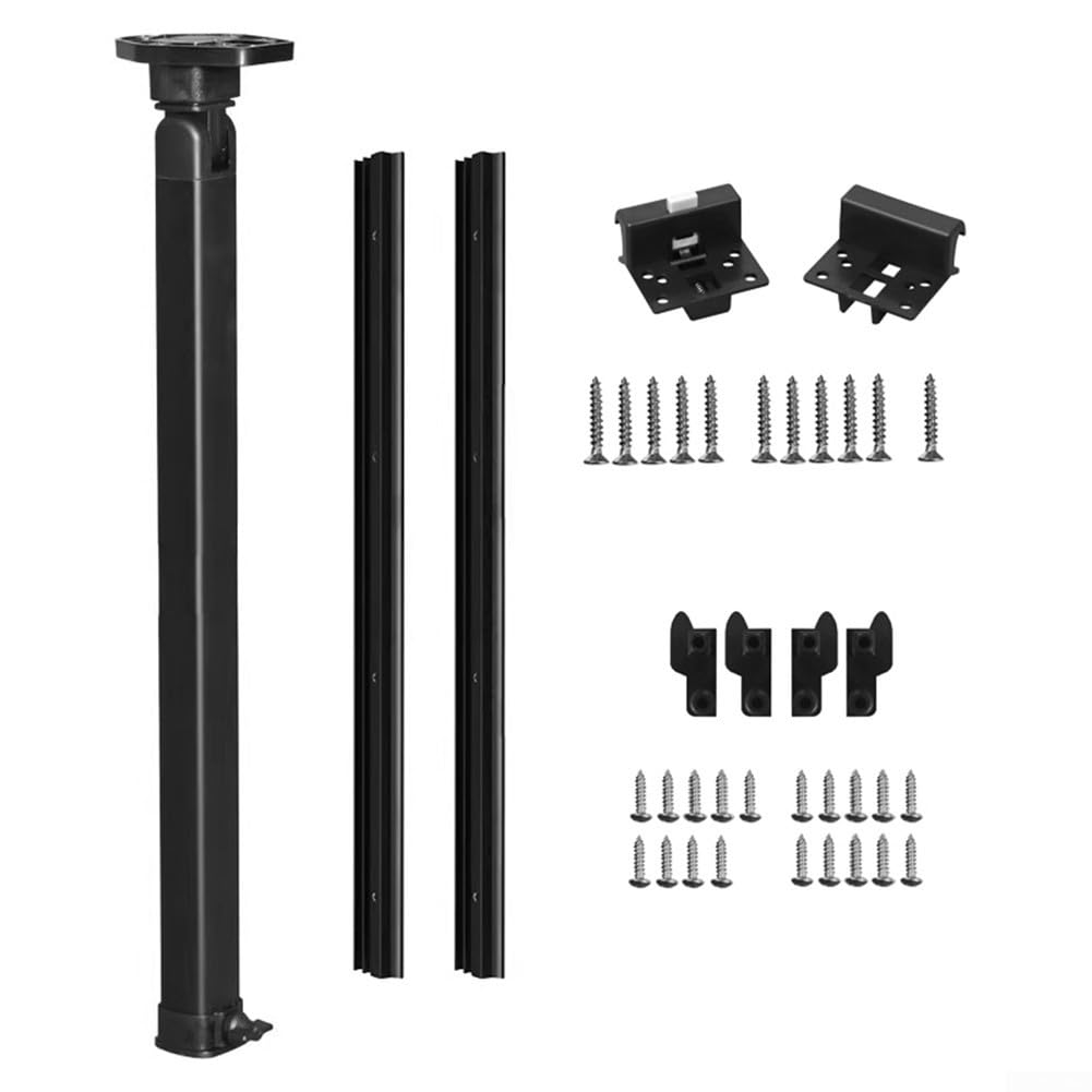 Regulowany system podparcia stołu do kampera z wysuwanymi nogami do jachtów, balkonów, kuchni i projektów DIY, rozciąga się od 53 cm do 91 cm, regulacja wysokości i wszechstronny