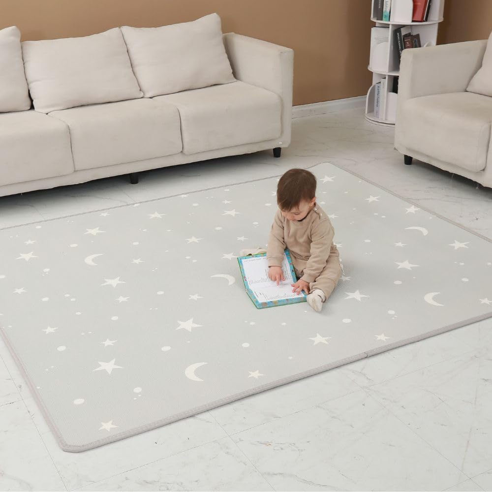 Amazon.co.jp: enne. プレイマット 200×170cm 床暖対応 お昼寝マット