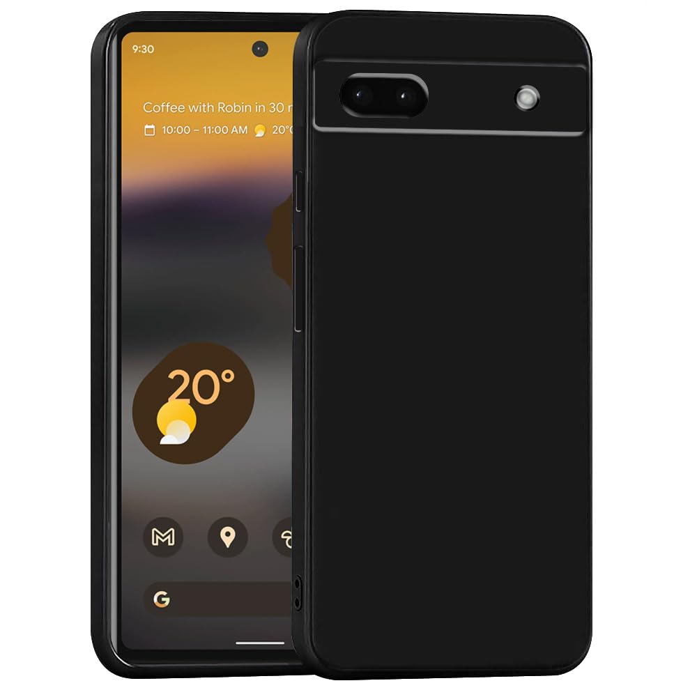 amazon basics Mobile Cover for Google Pixel 6a 5G | Full Camera Protection | Premium Liquid Silicon Case | Flexible Bumper Case for Google Pixel 6a 5G (Black) (B0D5WHJXYG) Amazon Price History, Amazon Price Tracker
