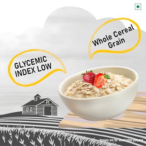 Image of Kwality Rolled Oats Jar 1kg | Wholegrain Oatmeal for Healthy Breakfast | High Fiber & Protein | Gluten-Free | No Added Sugar | Weight Management Friendly | Quick Cooking in 5-8 Minutes