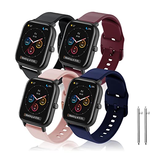 Cinturino Silicone 20mm Per Amazfit GTS/GTR - Ricambio Sportivo E Regolabile | Vari Color Disponibili - Foto 4