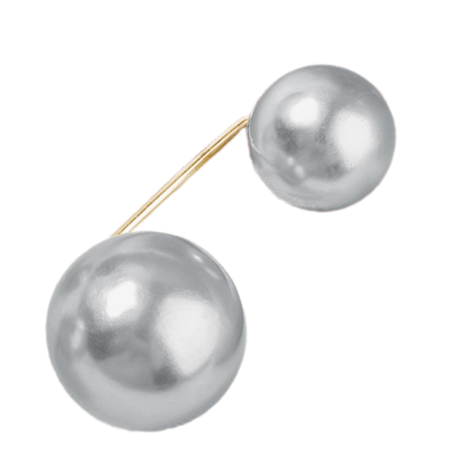 NMOWYBPY Artificial Pearls Waist Tighteners for Jeans Pants Trousers Dress Skirt Pants Shortener Clip Shawl Cardigan Collar Clip Waistband Adjuster