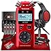 Tascam DR-05 (Version 2) Portable Handheld Digital Audio Recorder (Red) with Platnium accessory bundle