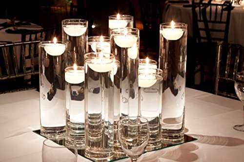 10 Velas Flutuantes Meia Bola Decoração Casamentos E Festas