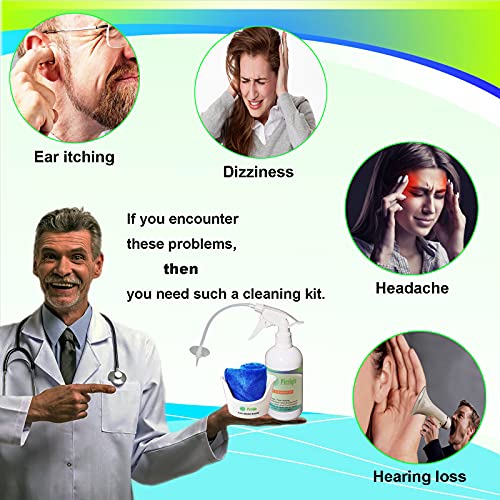 Qisxrovy Ear Wax Removal Tool, Ear Cleaning Kits Safe Ear Irrigation Kit Ear Flush Kit For Adults Kid thumb #1