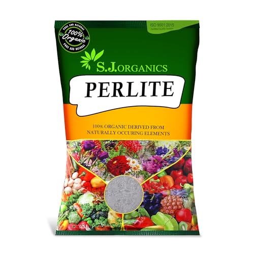 Image of SJ Organics Perlite 300g for Home and Terrace Garden Water Retention, and Nutrient Efficiency to Cultivate Flourishing Plants with Ease (Pack of 5)