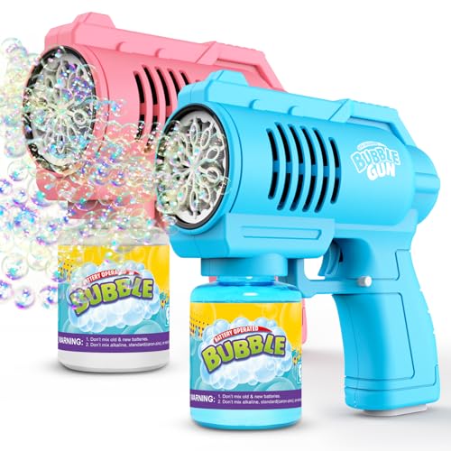 Panacare Seifenblasenpistole Kapibala – 10000+ Blasen/Min, Mit Lösung, Für Kindergeburtstage & Outdoor