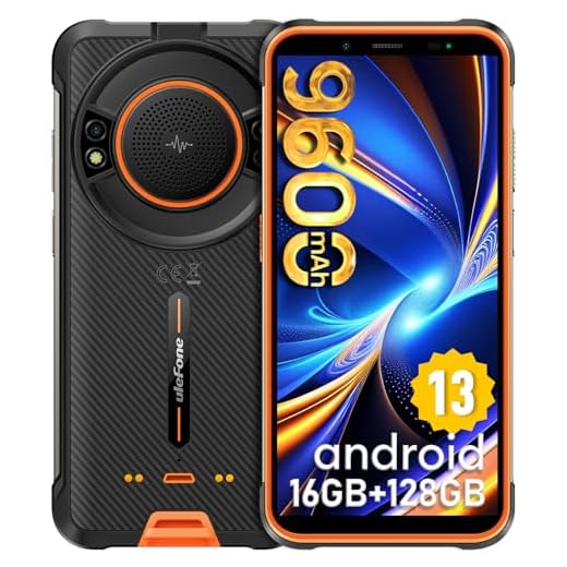 Ulefone Rugged Smartphone Unlocked, Armor 8 4GB + 64GB Android 11, 16MP Triple Waterproof Camera, IP68/IP69K Durable, 6.1 inch HD+, 4G Dual SIM, 5580mAh Battery, NFC, OTG, Fingerprint Face ID, Black