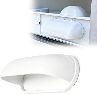 RV AC Exhaust Vent Cover, Compatible with LG Portable air conditioner, Waterproof Air Deflector & Rain Shield for Exhaust Vents Standard 7.9/2.8-inch Adapters