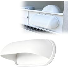 RV AC Exhaust Vent Cover, Compatible with Dometic Most RV Air Conditioners, Waterproof Air Deflector & Rain Shield for Exhaust Vents
