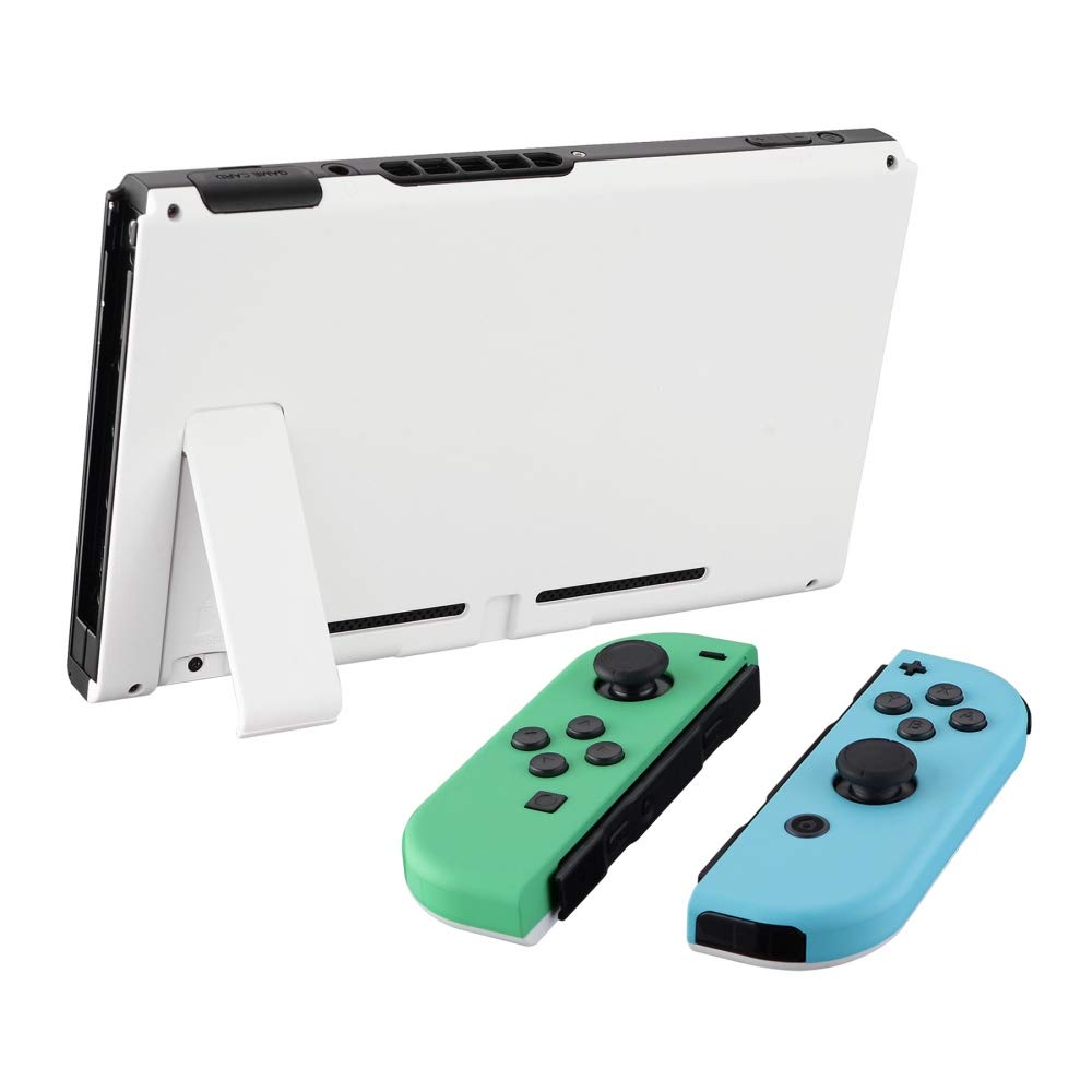 eXtremeRate DIY Replacement Shell Buttons for Nintendo Switch, Mint Green & Heaven Blue Back Plate for Switch Console, Housing Case with Buttons for Joycon Handheld Controller [Only Shell, NO Console]