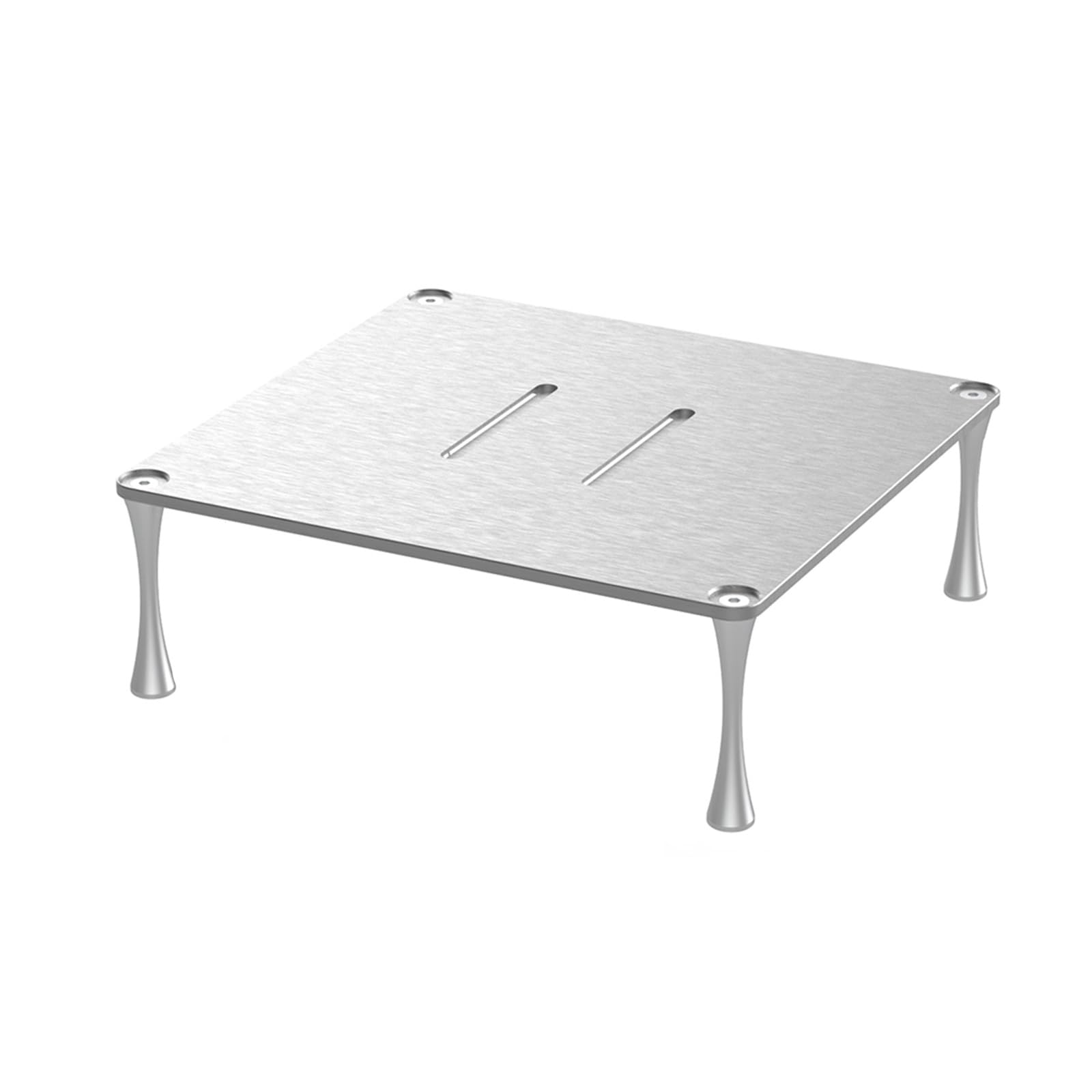 HiFi-Verstärker-Rack, AV-Ständer, Eckregal für TV- und Gaming-Zubehör, stabiles Aufbewahrungsregal für Wohnzimmer und Musikstudio (10 cm)