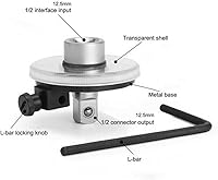 Vista 2 de 1/2 Inch Torque Wrench Angle Gauge Tool,360° Adjustable 1/2" Drive Torque meter Wrench Set,Professional Measure Tool,Father's Day Gift