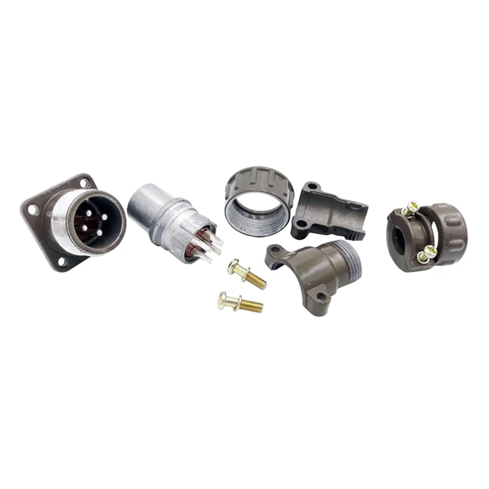 Luftfahrt Stecker P20K6Q P20J2Q Kabel Steckdose 2pin 3pin 4pin 5pin 7Pin Metall Stecker 2Pcs P20J11Q(P20K6Q 4Pin)