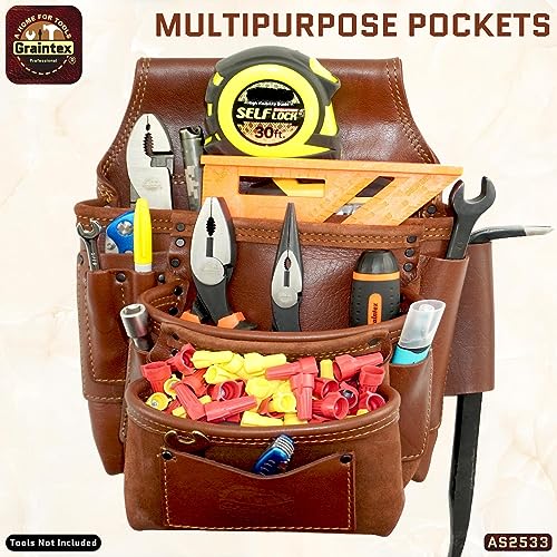 Graintex GB2883 Sac D'appui En Toile Indéchirable 18 Poches Avec