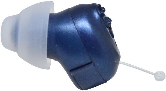 Compact Small Size,Dark Blue, in-The-Canal (ITC),2-Pack New Digital Hearing Amplifier, Clearly Technology, Interchangeable, Suitable for Men and Women, Trademark: Easyuslife