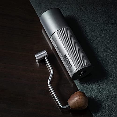 STARESSO Discovery Kaffeemühle Manuell Kaffeebohnenmühle Verstellbare Handkaffeemühle mit Kaffeefilter Nussbaumgriff… – Bild 3