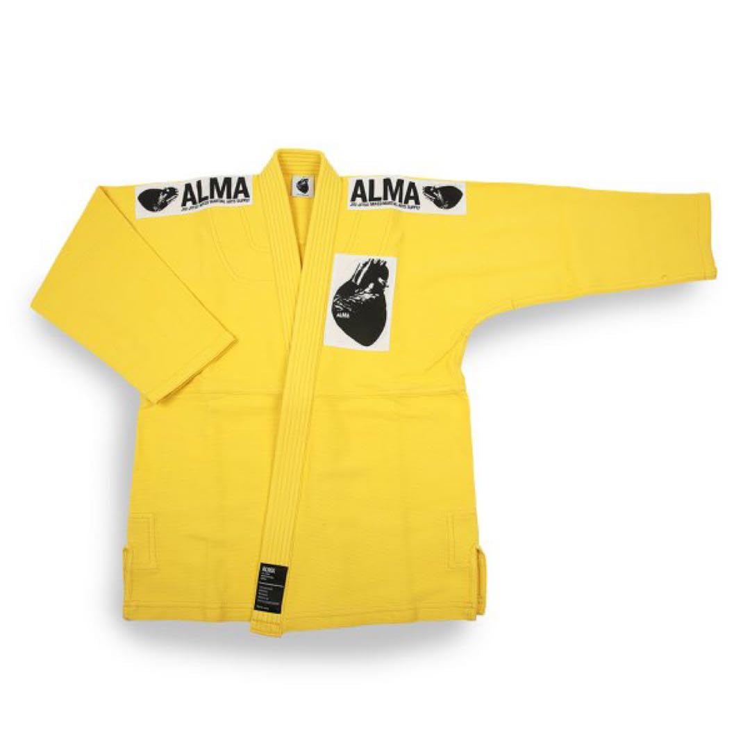 Amazon.co.jp: ALMA国産柔術着黄色A3 : ファッション 