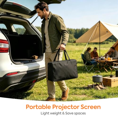 Pantalla de proyector portátil de 120 pulgadas 16:9 miniatura 4