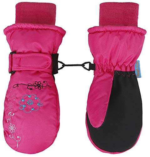 SimpliKids Children's Winter Waterproof Ski Mittens,Animal