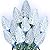 Dazzle Bright White C9 Christmas Lights Outdoor, 50 LED 33ft Waterproof Green Wire String Lights, Indoor Outdoor Fairy Lights for Christmas Tree, Xmas Yard, Party, Wedding House Decorations
