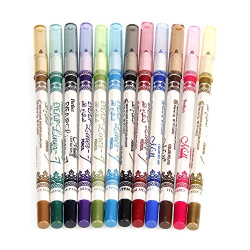 Multi-color Waterproof Durable Eyeliner Eyeshadow Pen Set by Meinuo