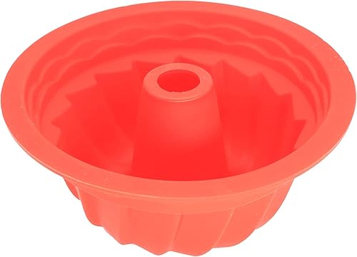 Miniatura 8 de X-Haibei Molde redondo estriado de 5 pulgadas para tartas  Molde de silicona pequeño para hornear, gelatina, pudín, chocolate y fabricación de jabón