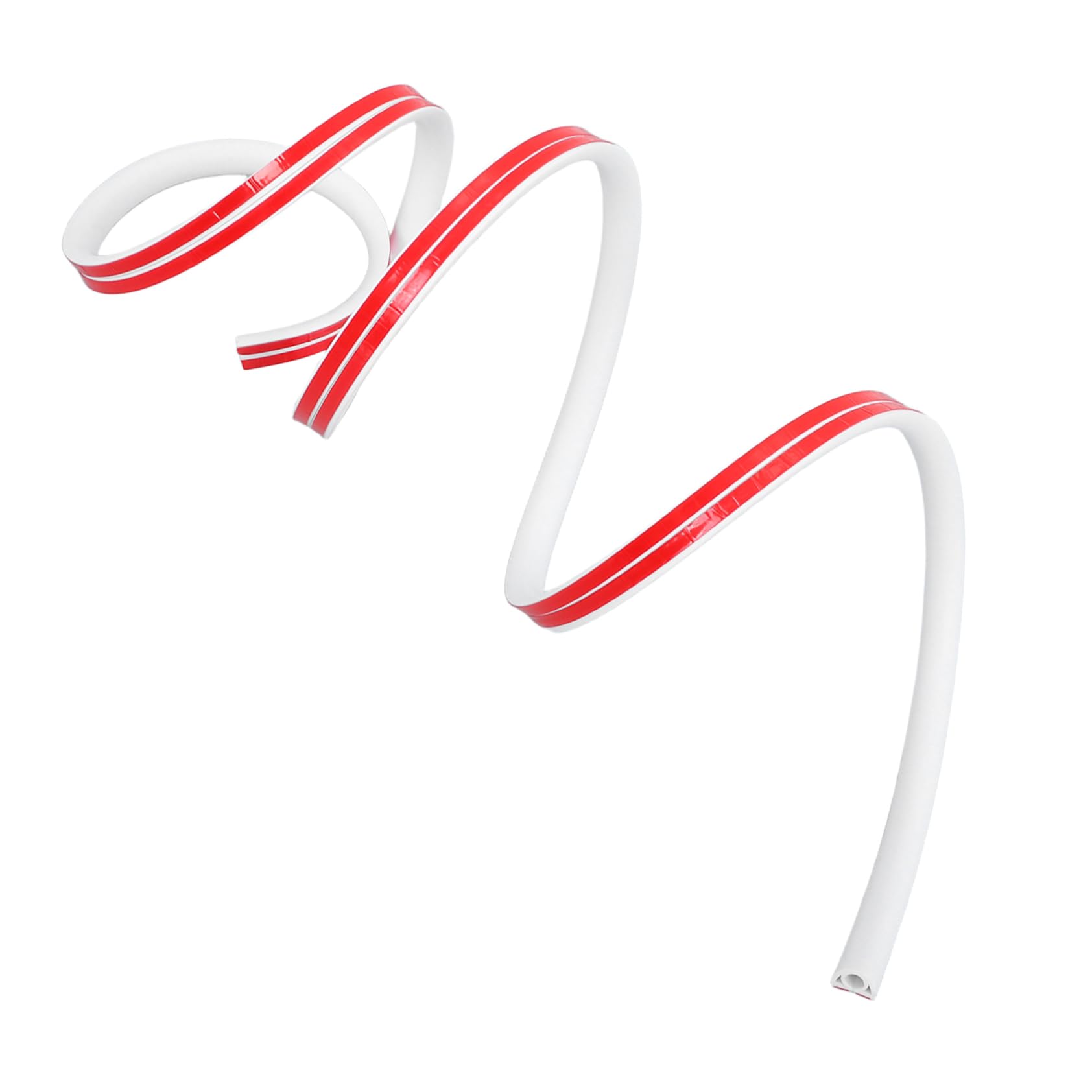 POPETPOP Adaptable Use Versatile Applications PVC Cable Pipe Trough Self-Adhesive 2m Wire Cover for Floors and Walls