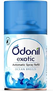 DABUR Odonil Exotic Automatic Spray Refill - 225Ml | Ocean Breeze | 2X Long Lasting | 2200 Sprays Guaranteed | Fits All Machines | Lasts Upto 60 Days Price in India