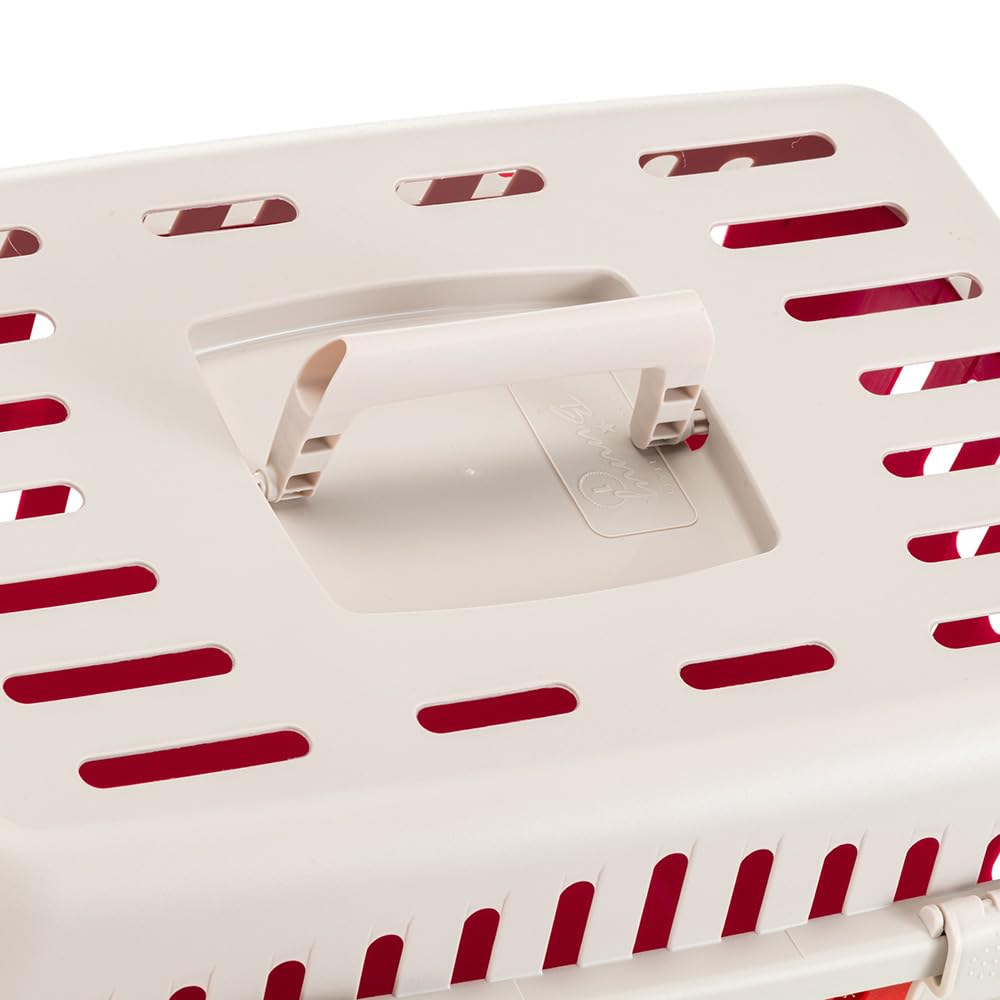 Ferplast Panier de Transport Chat Binny 1, Cage de Transport pour Chiens, Petit Chiens et Chats Max 5 Kg, Poignée Pliante