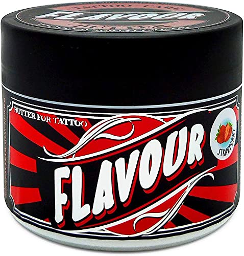 FLAVOURTATTOO - Butter para Tatuaje - Strawberry - Microblading - Micropigmentación - 200 ml