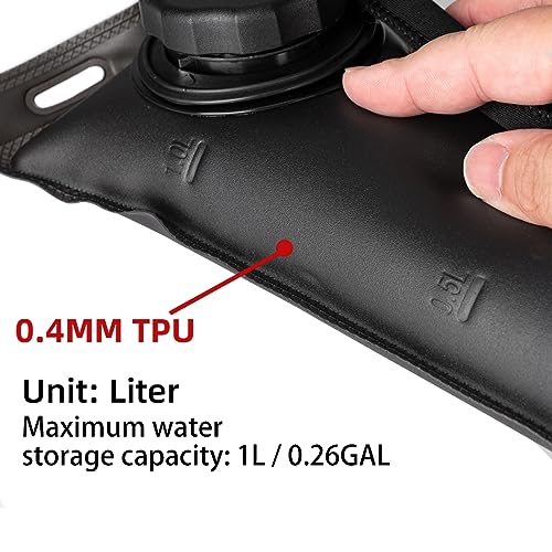Mini-Hydration-Bladder-1L-Leak-Proof-Hydration-Reservoir-BPA-Free-Military-Water-Storage-Bladder-Bag-Hydration-Pack-Replacement-for-Outdoor-Camping-Hiking-Cycling-Fishing
