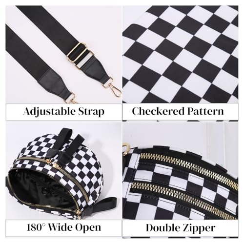 Duffle Bag Black+Checkered Bag Black3