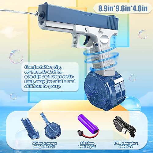 Pistola De áGua EléTrica, Alcance MáXimo 32 PéS,500cc+60ccAlta Capacidade Pistola De áGua EléTrica P
