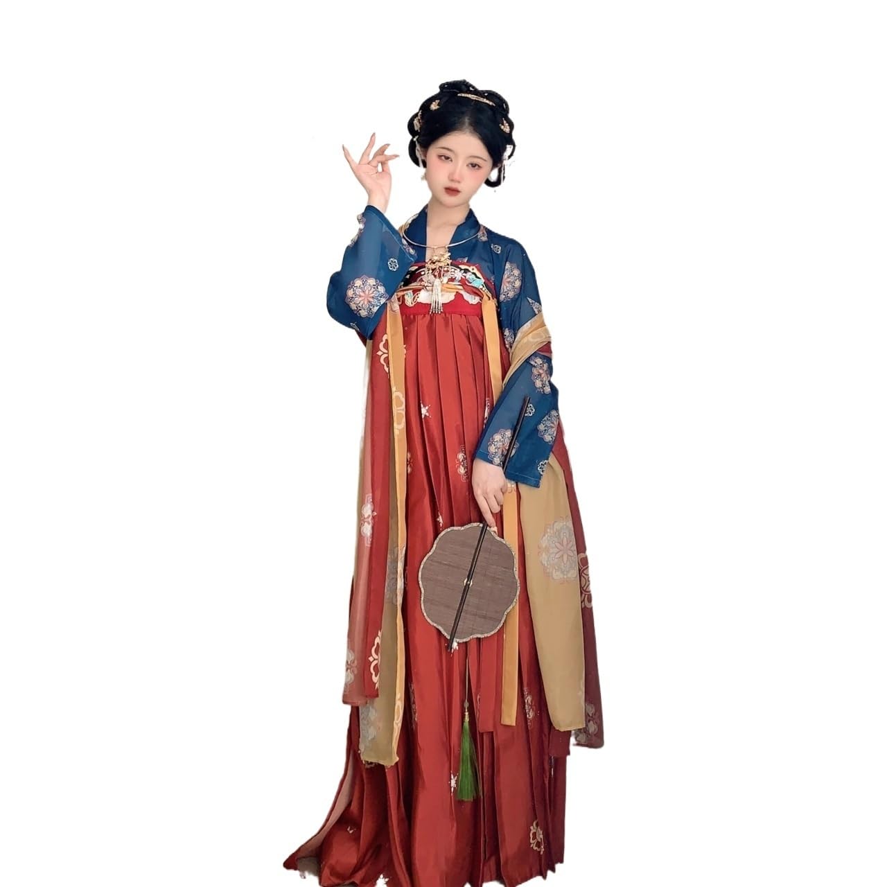 Robe de Princesse Chinoise Ancienne, Hanfu de Fée aux Finitions Soignées - 5