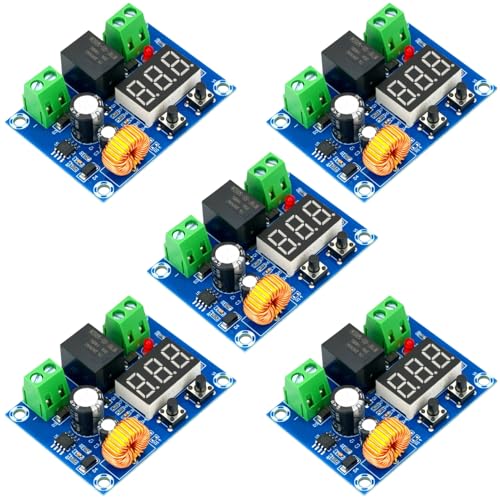 MTDELE Digital Low Voltage Cutoff Voltage Protector Switch DC 12-36V Compatible with for Lead Acid Battery and Lithium Ion Battery Over-Discharge Protection Module (2)