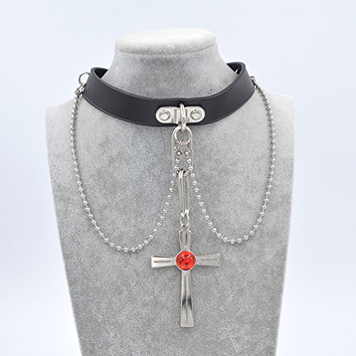 Qlychee Anime Rosario Vampire Choker Necklace Moka Akashiya Cosplay Collar Necklace 1 Pc #TOP2